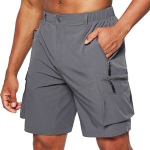 Men's Gray Cargo Shorts